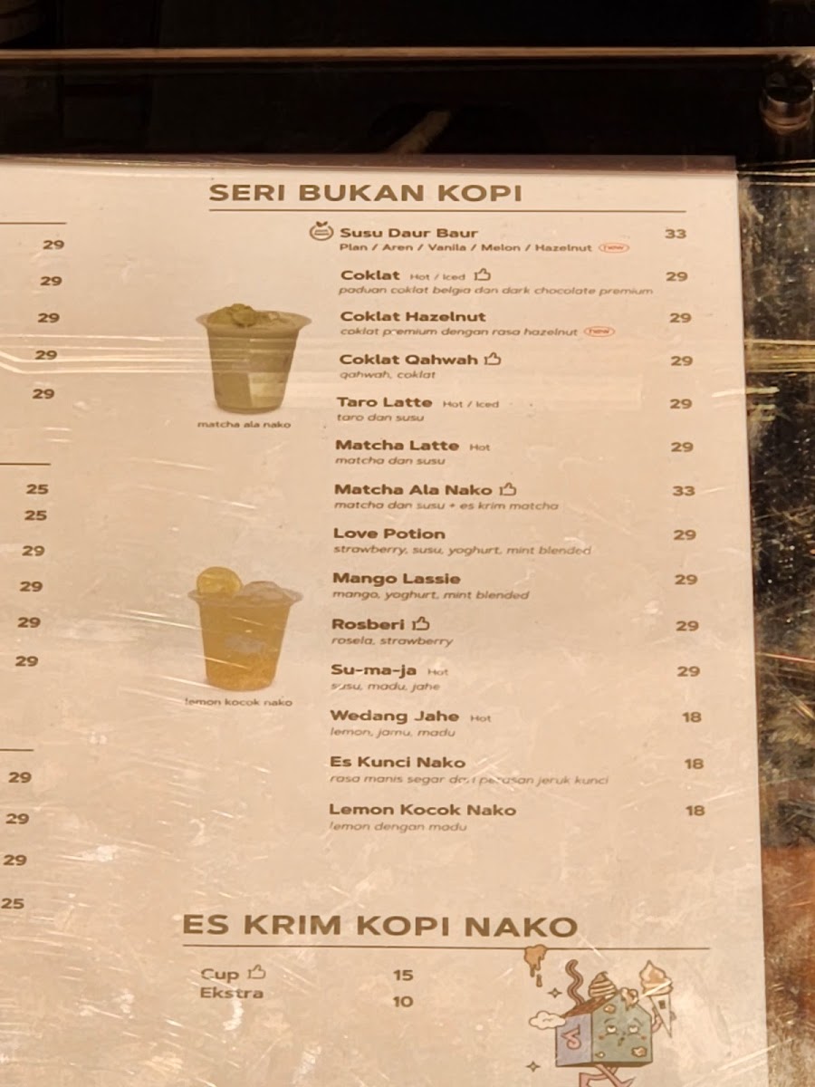 Kopi Nako Monas Menu - Image 2