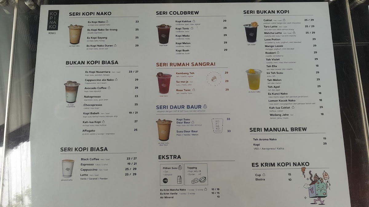 Kopi Nako Monas Menu - Image 5